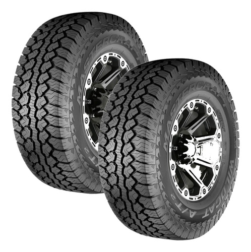 Paquete 2 Llantas 245/75r16 Mastercraft Wildcat At2 Carga