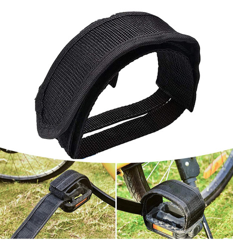 3 Correas Para Pedales De Bicicleta, Cinturón De 1 Pieza