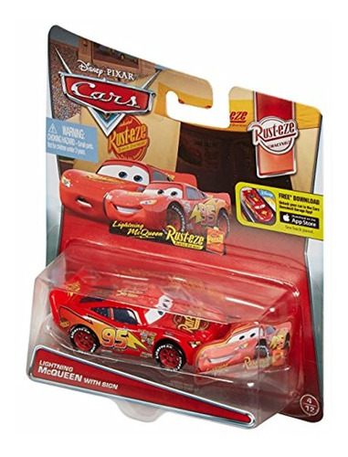 Disney/pixar Cars Lightning Mcqueen Con La Señal Vehículo