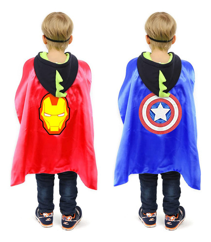 Capa Marvel Flash Para Niños De Halloween