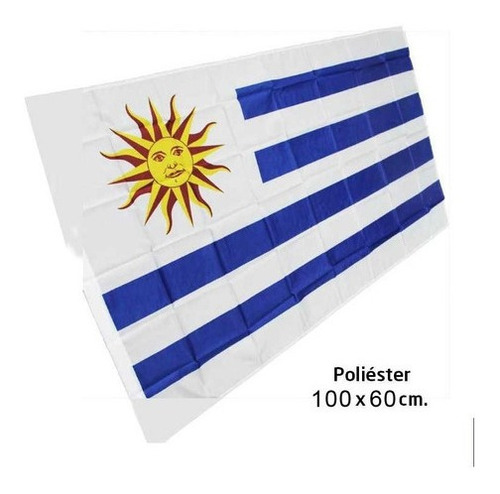 Bandera Uruguay - 100x60 Cm - Alentar A La Celeste!