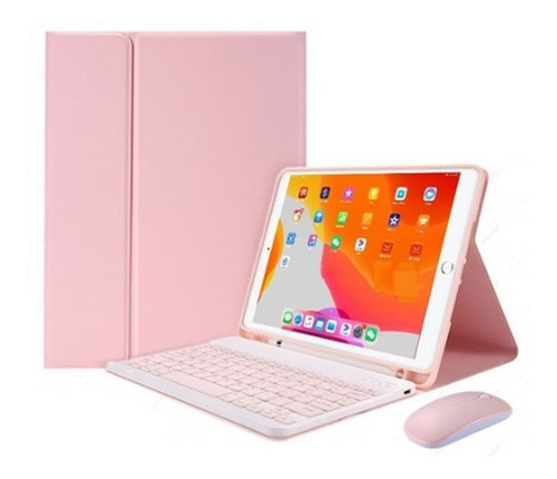 Funda Para iPad Air 4 10.9 A2325 A2316 Teclado Con Mouse Ñ