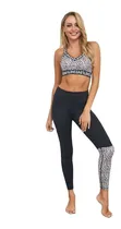 Comprar Leggins Para Gimnasio Mujer Lycra Gym Conjunto Top Licra