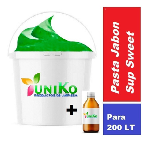 Jabon Liquido Uniko Base Concentrada Para 200lt Más Refuerzo