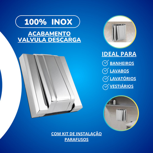 Kit 02 Acabamento Válvula Descarga Compativel Deca E Docol