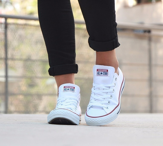 converse blancos mujer originales