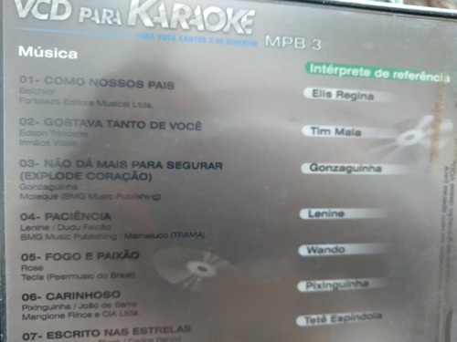 Imagem 7 de 8 de Vcd Para Karaokê