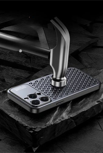 Funda De De Metal Con Disipación De Calor For iPhone 15 16