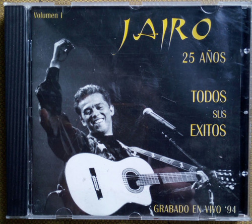 Cd Jairo - 25 Años - Volumen 1 - En Vivo - Usado - Nuevo 