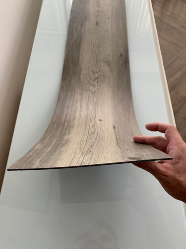 1 Régua De Piso Vinílico Eucafloor Decore Marrom Oak