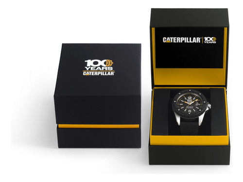 Reloj Cat Shockmaster 100 Años Edición Limitada S7.14121212 Negro Negro Negro