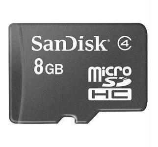 Sandisk 8 Gb Memoria Micro Sdhc Adaptador Sd