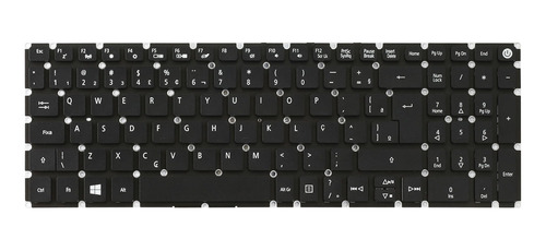 Teclado Para Notebook Acer Aspire Es1-572-54tc - Wifi F2, Po