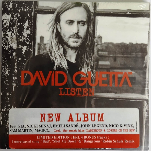 David Guetta - Listen Digisleeve Cerrado 2 Cds