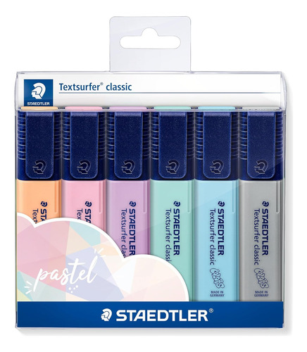 Staedtler Marcatextos Textsurfer Colores Pastel 6pz