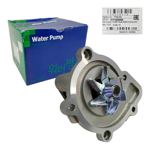 Imagen 4 de 10 de Bomba Agua Kia Optima 2.0 2005 2006 2007 Original