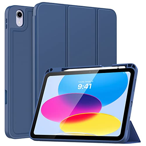 Funda iPad De 10ª Generación Soporte Lápiz, Funda Tr...