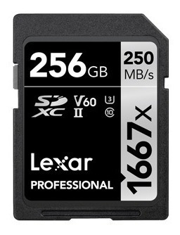 Imagen 1 de 1 de Lexar Professional 1667x 256gb Sdxc Uhs-ii