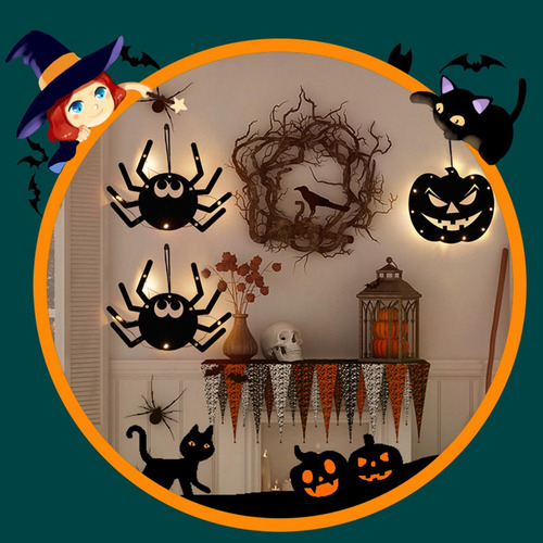 4 Las Luces De La Ventana De Halloween Para Estilo A