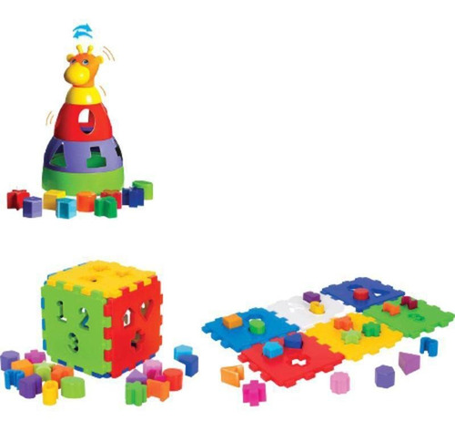 Kit De Brinquedos Educativos Mercotoys Cor Outro