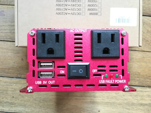 Inversor De Corriente De Dc 12 V A 110 V Ac 2000 Watts.