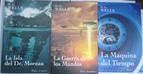 3 Libros De H.g.wells Nuevos
