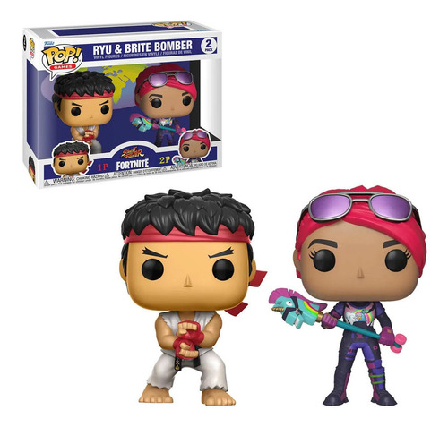 Funko Pop Games Fortnite Street Figther Ryu Brite Bomber 02