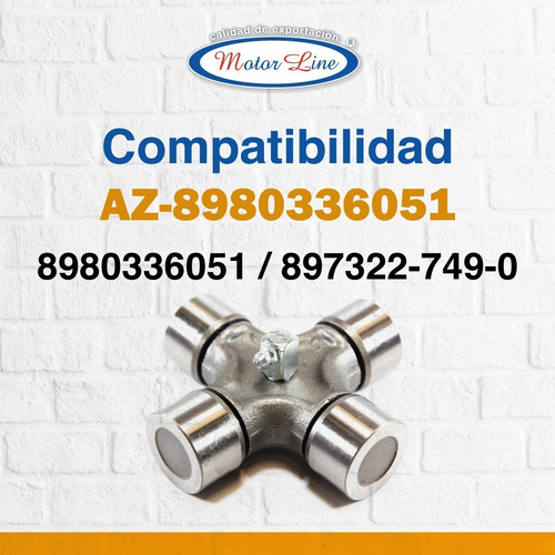 Imagen 6 de 10 de Cruceta Isuzu Elf 200 / 300 Mediana 8980336051