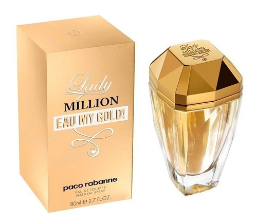Perfume Lady Million Eau My Gold De Paco Rabanne Para Dama