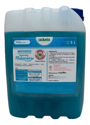Multiusos Hiperconcentrado Esencias Naturales 5 Lts