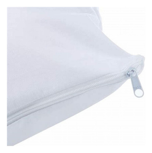 Almohadas 2 Pack Estándar Microfibra Media Con Cierre Color Blanco