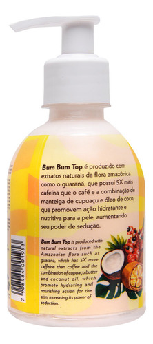 Imagem 3 de 3 de Bum Bum Top Brazil Creme Para Glúteos 250g Forsexy