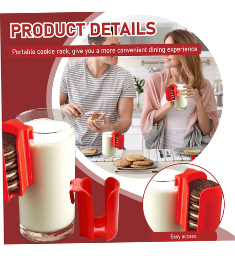 3 Pezzi Porta Biscotti Per Tazza Contenitore Per Biscotti