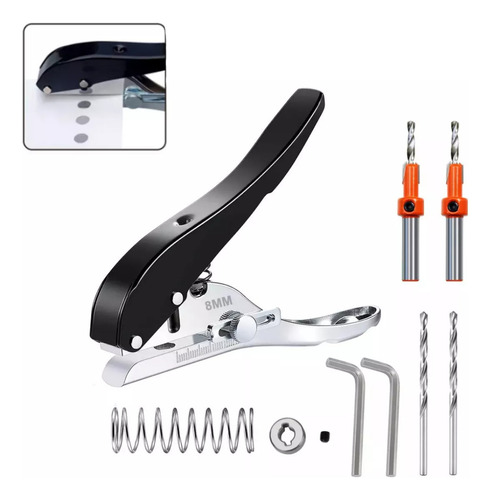 Pinzas Perforadoras Para Carpintería De 8 Mm Con Broca C