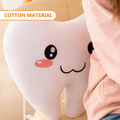 Almohada Que Abraza Los Dientes, Cojín De Juguete De Algodón