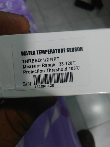 Sensor De Temperatura Vdo 120 Grados, Rosca 1/2 Npt 