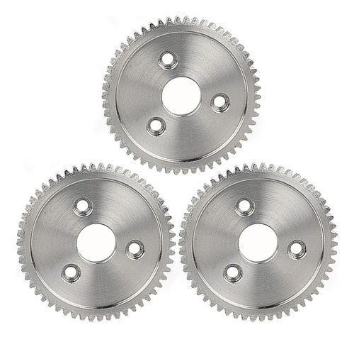 3 Unidades Heavy Duty Endurecido Spur Gear De 54 Toneladas P
