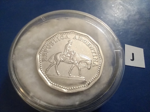 10 Pesos Moneda Año 1965 El Resero En Caja Argentina 