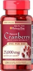 Cranberry 25,000mg 120 Cap 1 Al Dia Puritans Pride Usa