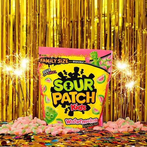2 Bolsas De Gomitas Sour Patch Kids Watermelon 816g C/u Usa