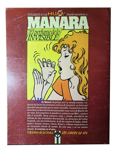 El Perfume De Lo Invisible - Milo Manara - Libros De Sex (Usado)