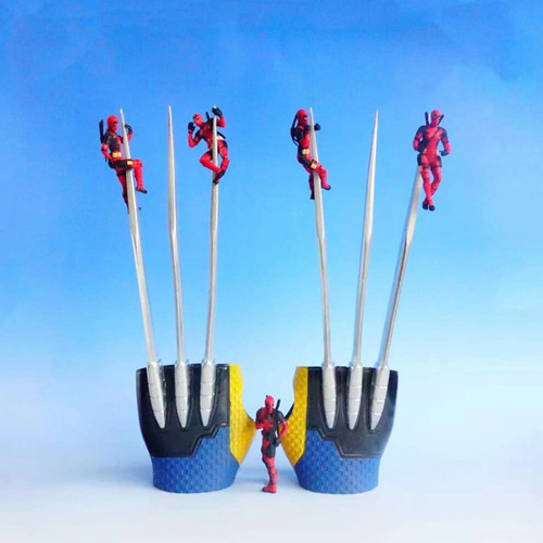 . Conjunto De Luvas E Garras Para Armas Do Deadpool E