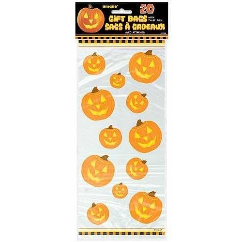 20 Bolsas Para Dulces Halloween Calabaza