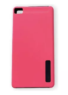 Funda Compatible Con Huawei P8 Case Protector Liso Rosa Mica