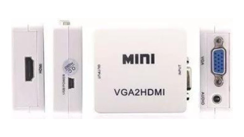 Convertidor Adaptador Vga A Hdmi + Audio Conversor Vga2hdmi