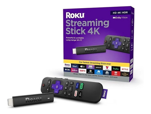 Roku Streaming Stick 4k Versión 2021 Smart Tv Mandos Voz