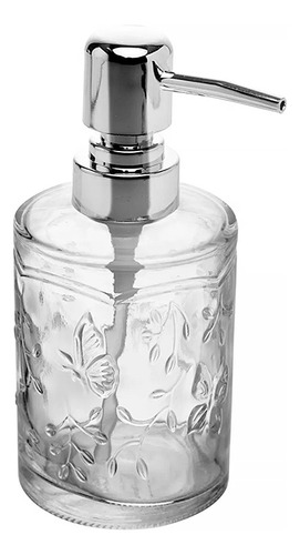 Porta Sabonete Liq. Em Vidro New Butterfly 7x15,5cm - Lyor Transparente