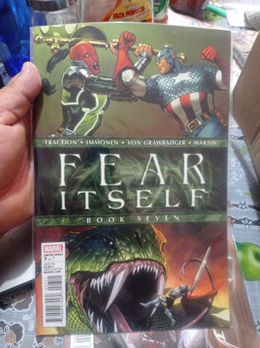 Cómic Marvel En Inglés Fear Itself Book Seven  9