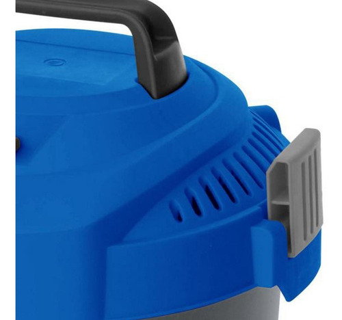 Imagen 5 de 5 de Aspiradora De tacho Sindelen APA-1000GR 12L gris y azul 220V-240V 50Hz