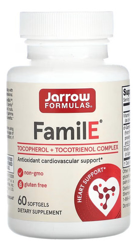 Famil-e Con Vitamina E Salud Cardíaca Y Cardiovascular, 60u